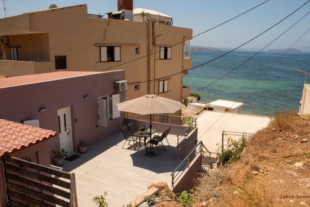 Tabak Home Sea Side Apartment Hriszí Aktí Haniá Kültér fotó